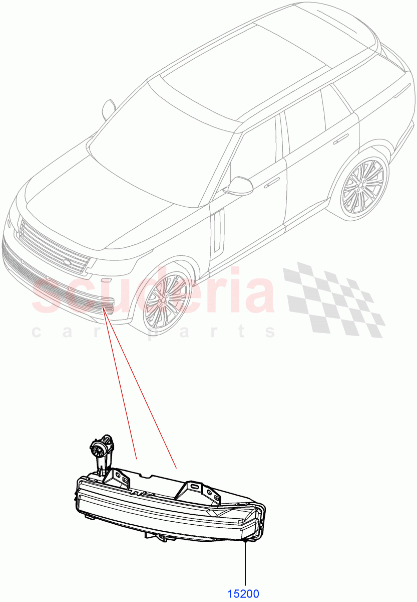 Front Fog Lamps(With Front Fog Lamps) of Land Rover Land Rover Range Rover (2022+) [4.4 V8 Turbo Petrol NC10]