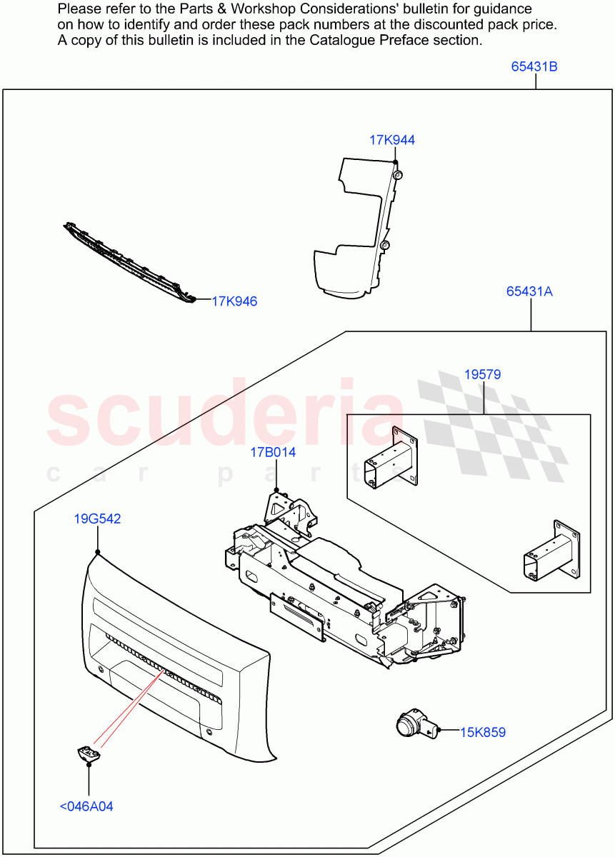 Accessory Pack(Winch Mounting Kit)(With Four Corner Air Suspension) of Land Rover Land Rover Defender (2020+) [2.0 Turbo Diesel]