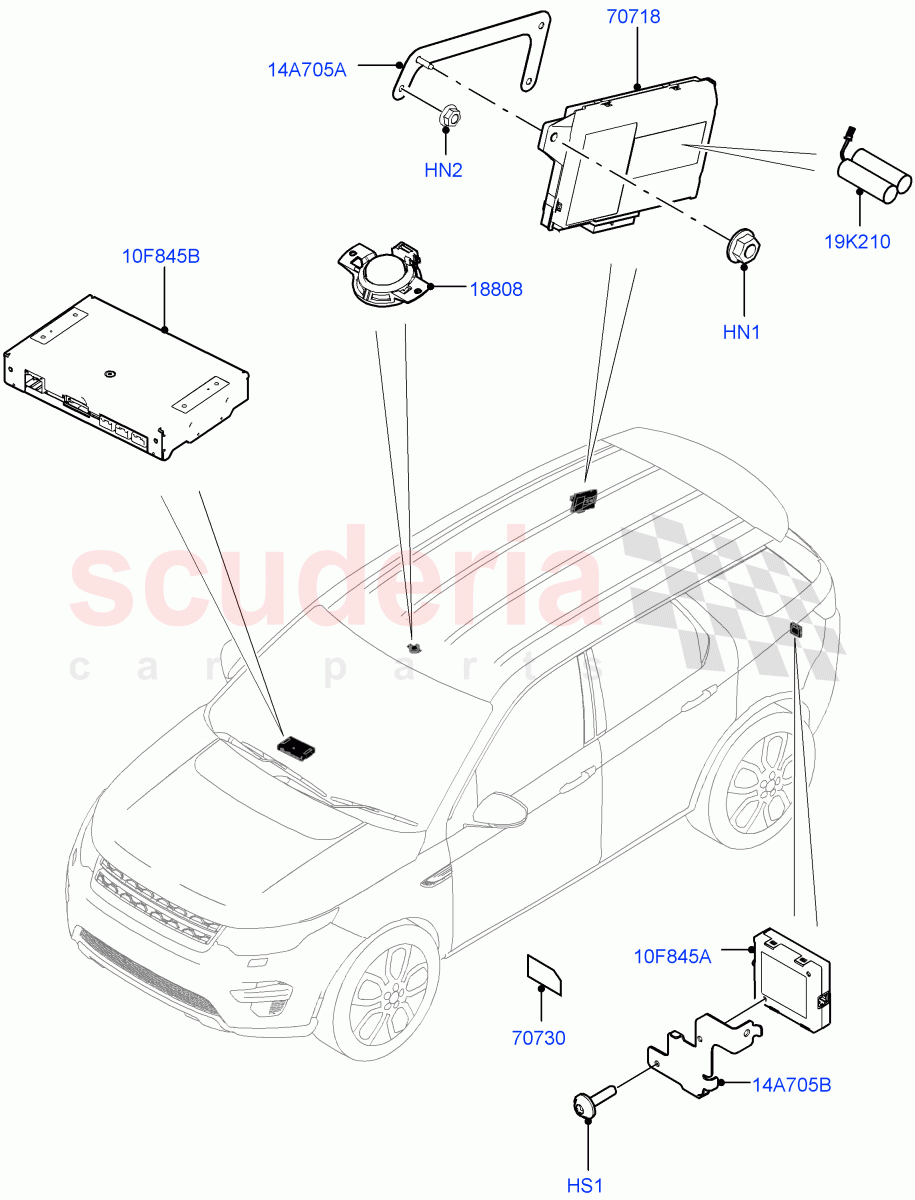 Telematics (Halewood (UK)) of Land Rover Land Rover Discovery Sport (2015+) [2.0 Turbo Petrol GTDI]