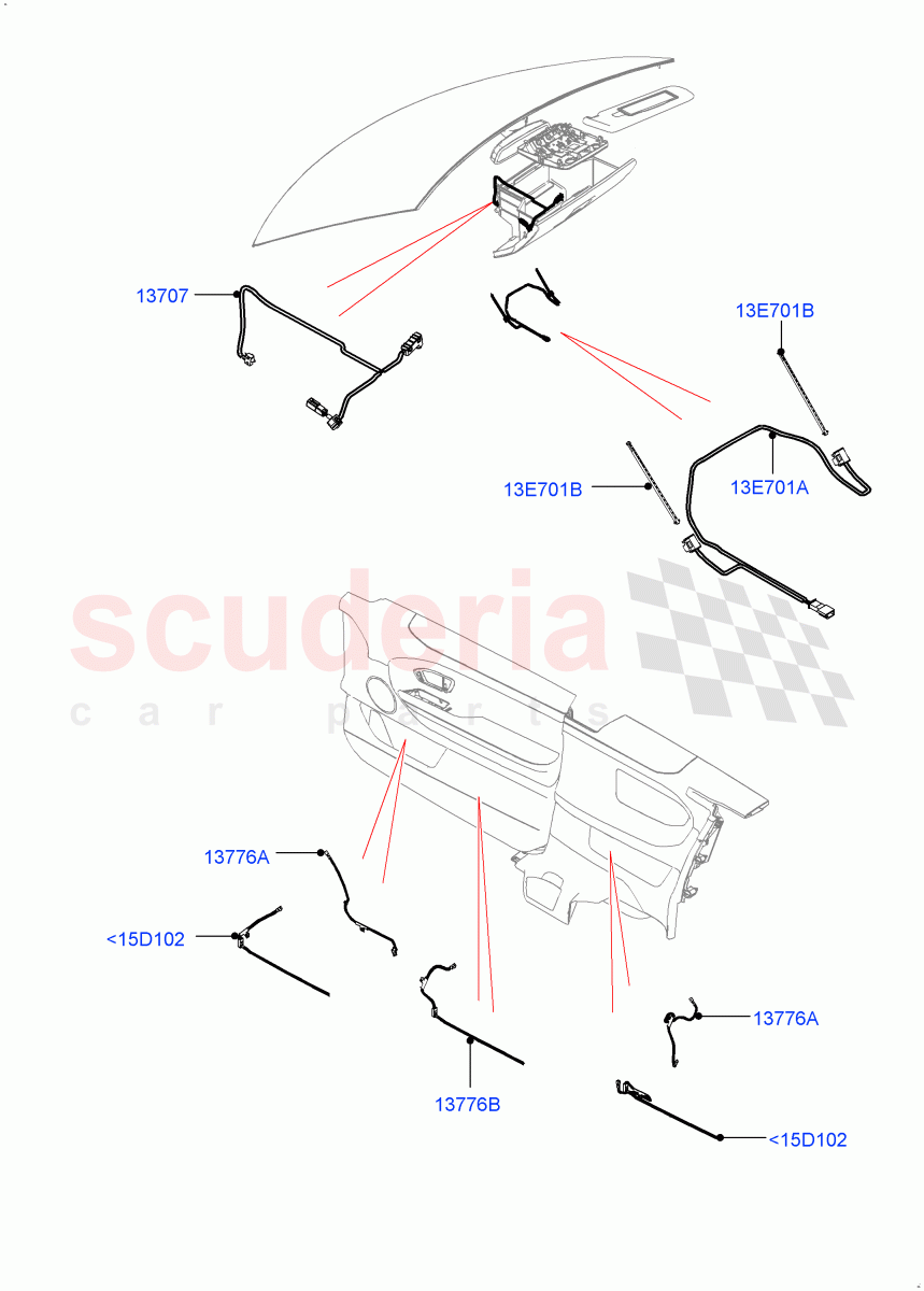 Interior Lamps(2 Door Convertible,Halewood (UK)) of Land Rover Land Rover Range Rover Evoque (2012-2018) [2.0 Turbo Petrol GTDI]