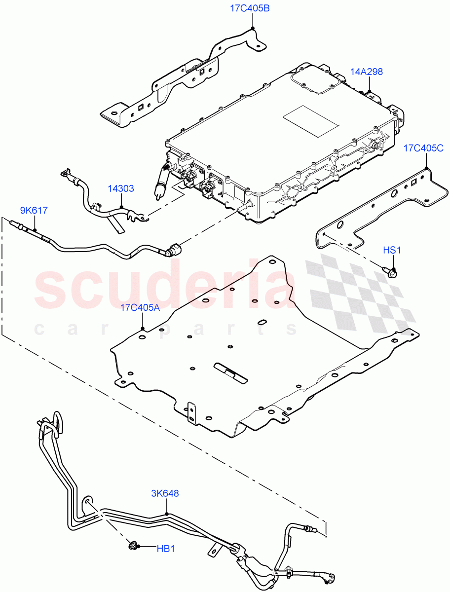 Hybrid Electrical Modules(Onboard Battery Charger And Charge Inlet)(Changsu (China),Electric Engine Battery-PHEV)((V)FROMKG446857) of Land Rover Land Rover Discovery Sport (2015+) [2.0 Turbo Petrol AJ200P]