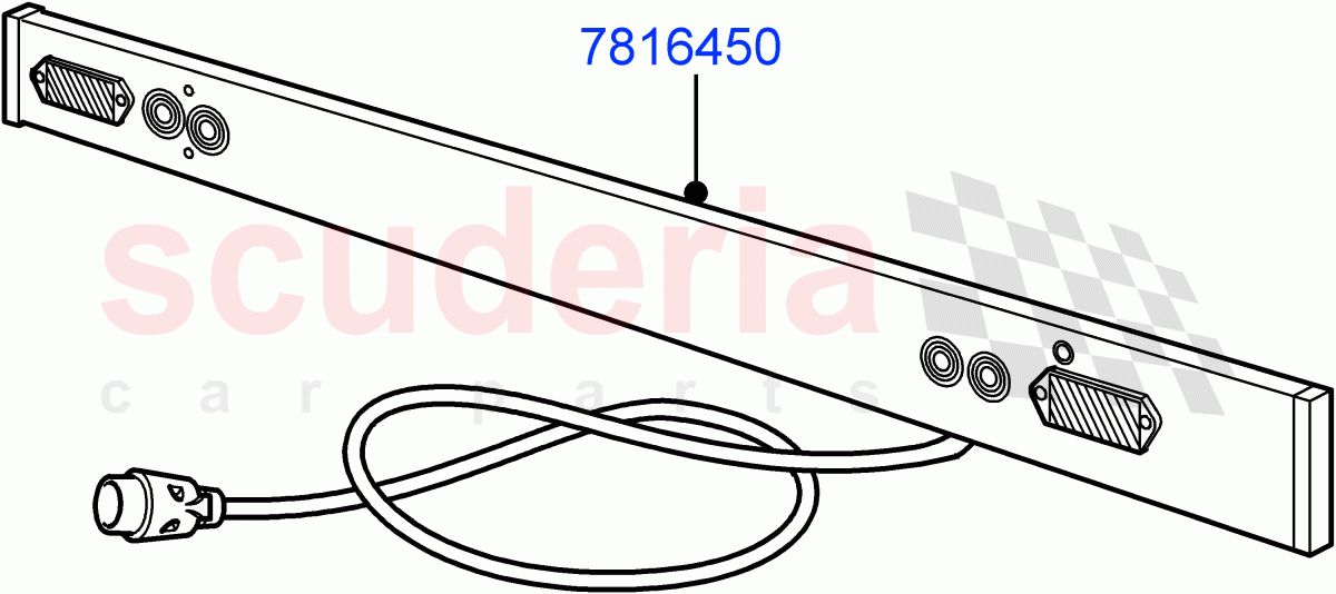 Towing Electrics(Accessory, Lighting Board)(Halewood (UK)) of Land Rover Land Rover Range Rover Evoque (2019+) [2.0 Turbo Petrol AJ200P]