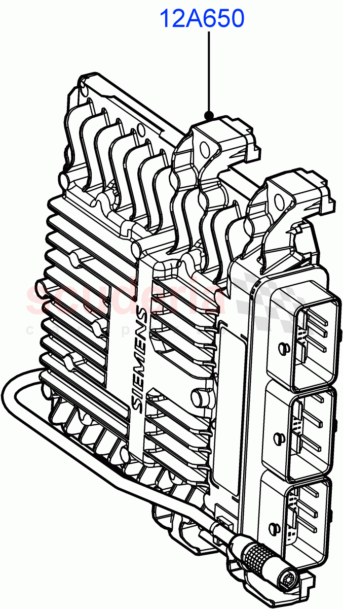 Engine Modules And Sensors(3.6L V8 32V DOHC EFi Diesel Lion)((V)FROM7A000001,(V)TO9A999999) of Land Rover Land Rover Range Rover Sport (2005-2009) [3.6 V8 32V DOHC EFI Diesel]