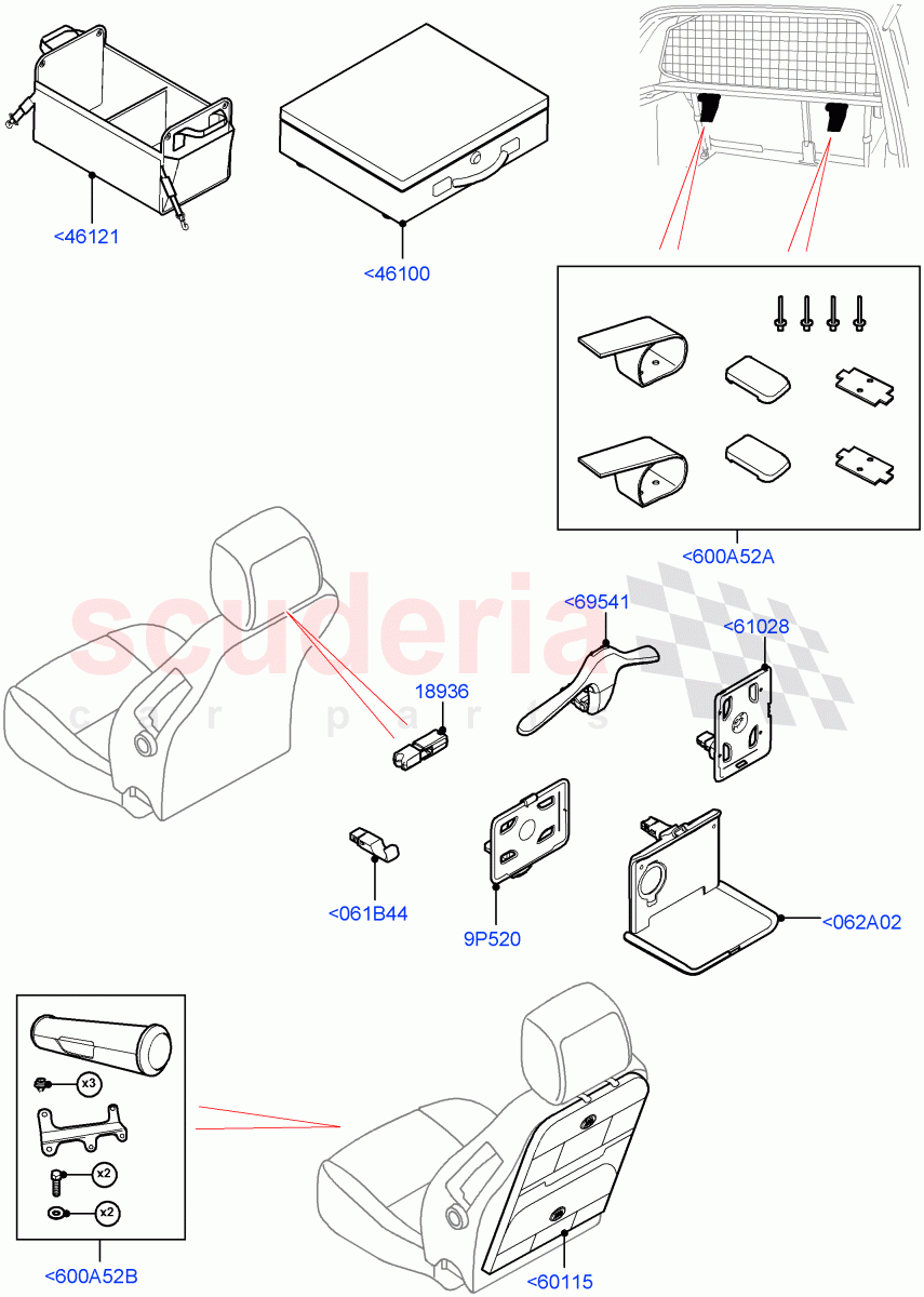 Storage(Accessory) of Land Rover Land Rover Range Rover (2012-2021) [2.0 Turbo Petrol GTDI]