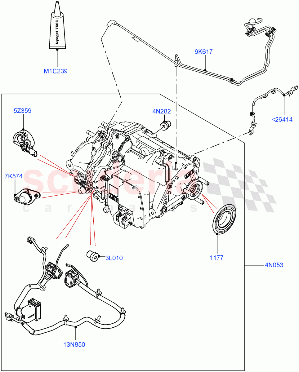 Rear Electric Drive Unit (Main Unit) (1.5L AJ20P3 Petrol High PHEV, Changsu (China)) of Land Rover Land Rover Range Rover Evoque (2019+) [2.0 Turbo Diesel]
