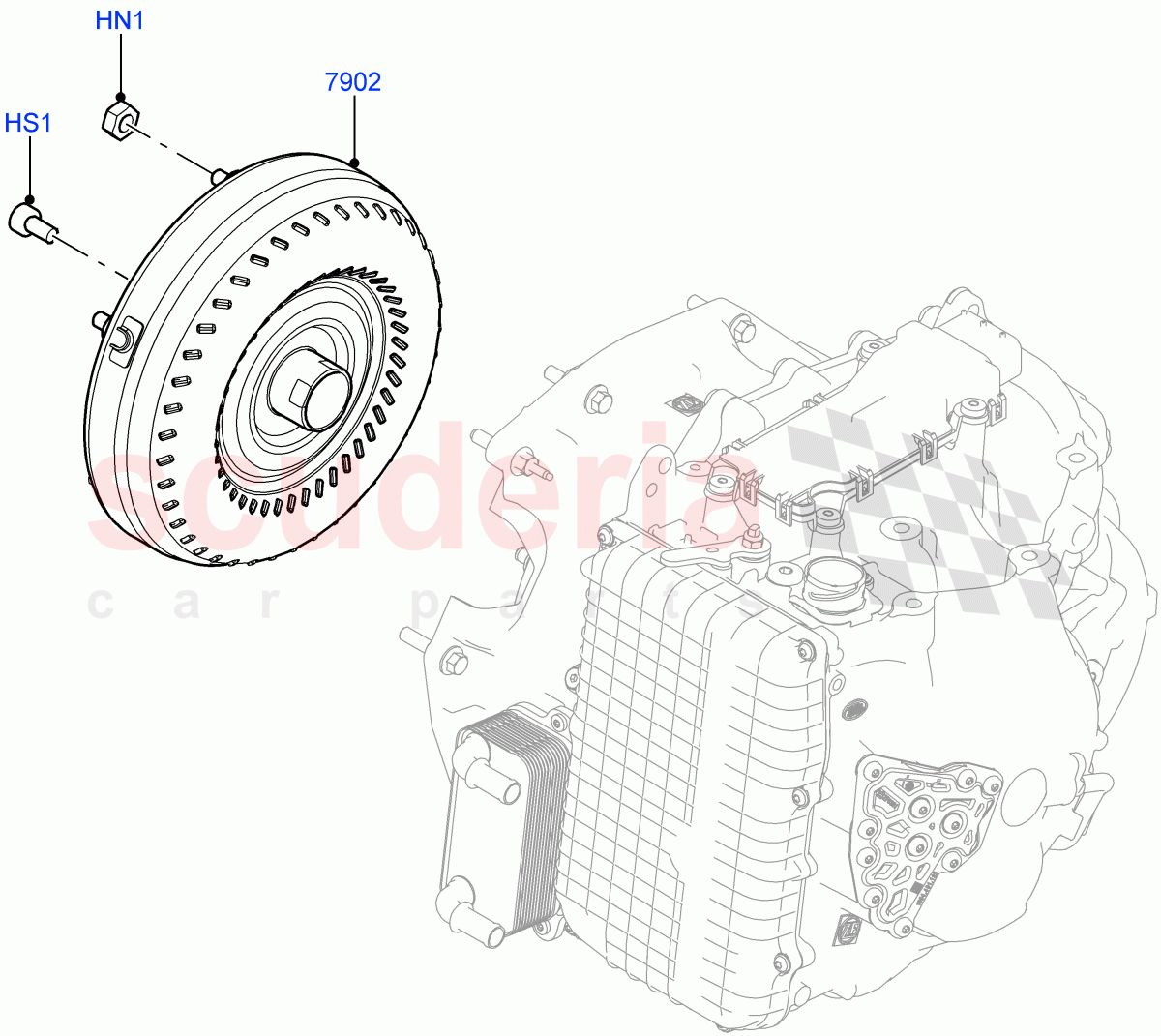 Converter(9 Speed Auto AWD,Halewood (UK)) of Land Rover Land Rover Range Rover Evoque (2012-2018) [2.0 Turbo Petrol AJ200P]