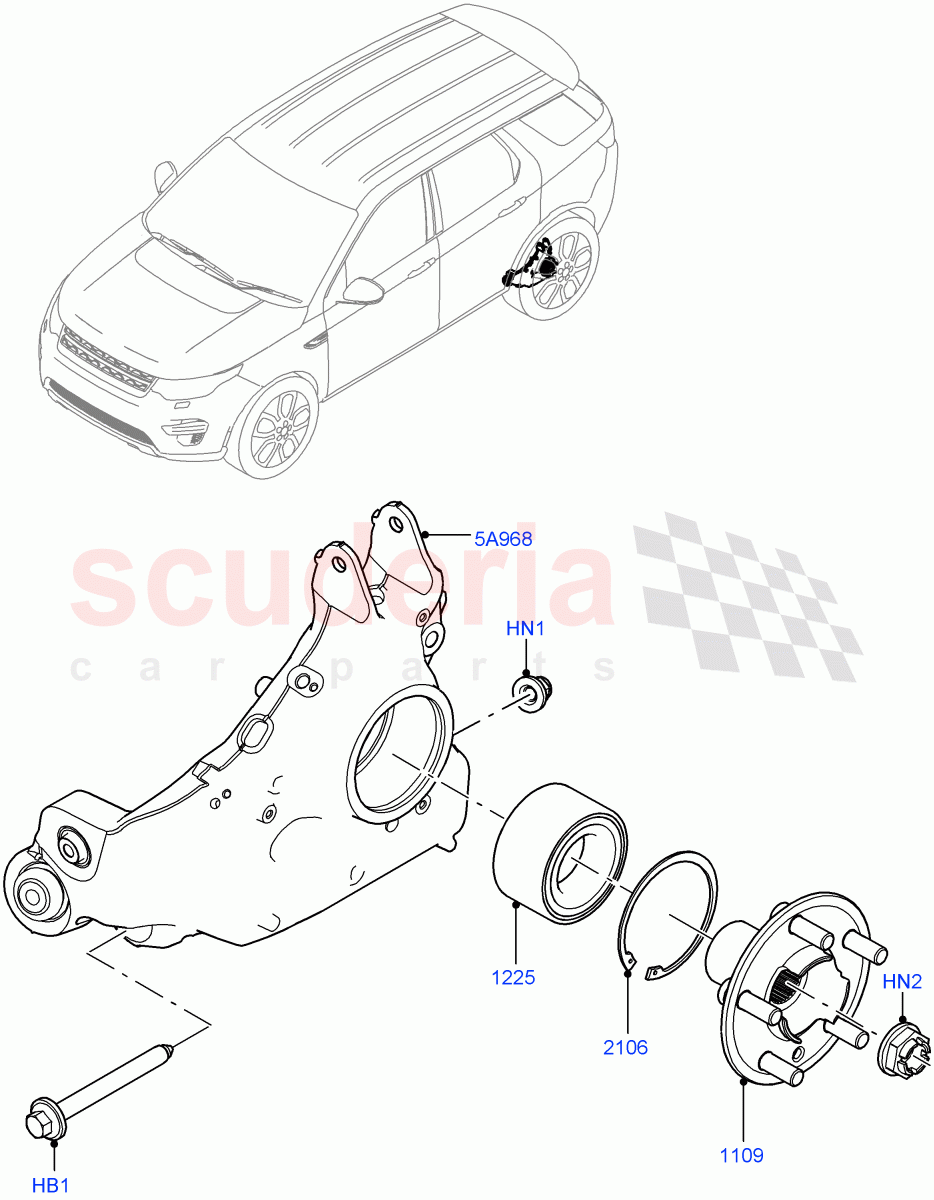 Rear Knuckle And Hub(Changsu (China))((V)FROMKG446857) of Land Rover Land Rover Discovery Sport (2015+) [2.0 Turbo Petrol GTDI]