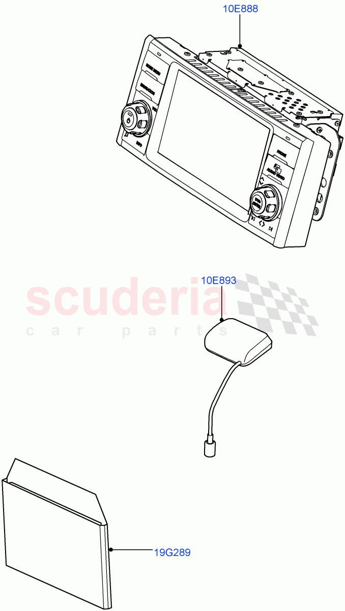 Navigation System((V)FROMAA000001) of Land Rover Land Rover Range Rover (2010-2012) [4.4 DOHC Diesel V8 DITC]