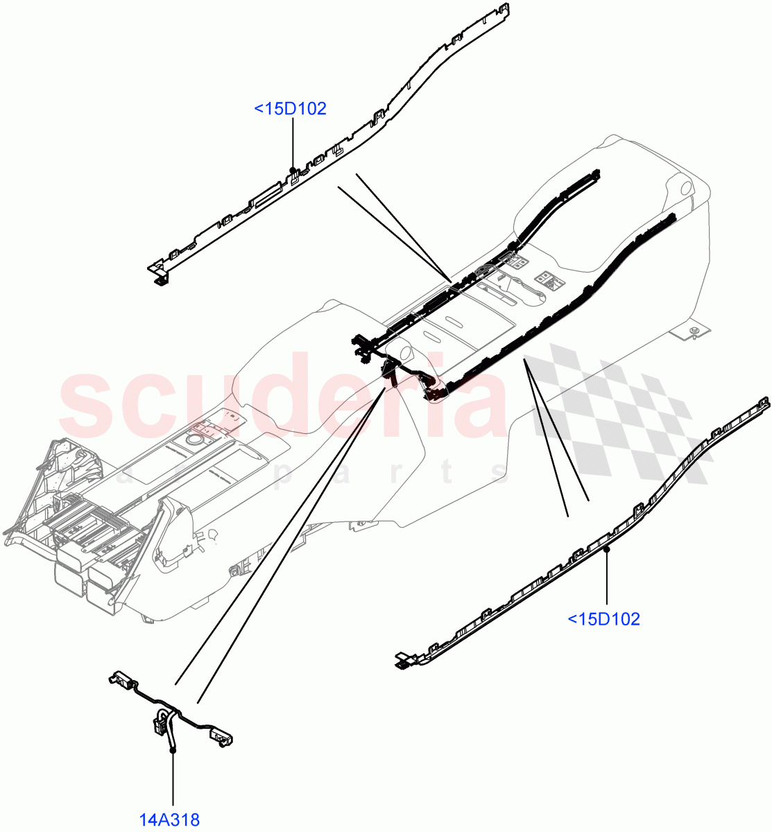 Interior Lamps(Rear Console) of Land Rover Land Rover Range Rover (2012-2021) [2.0 Turbo Petrol GTDI]