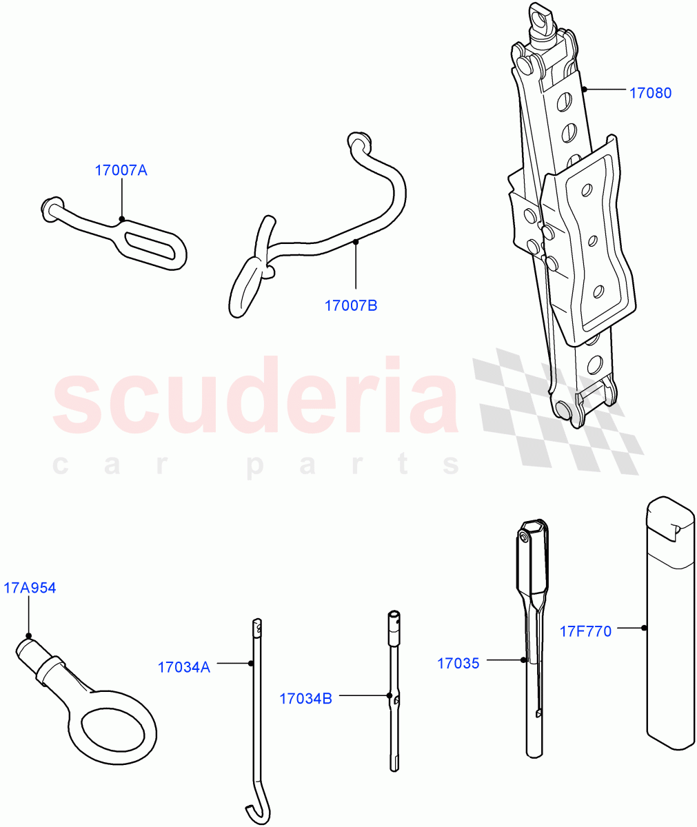 Tools(Solihull Plant Build)((V)FROMHA000001) of Land Rover Land Rover Discovery 5 (2017+) [3.0 DOHC GDI SC V6 Petrol]