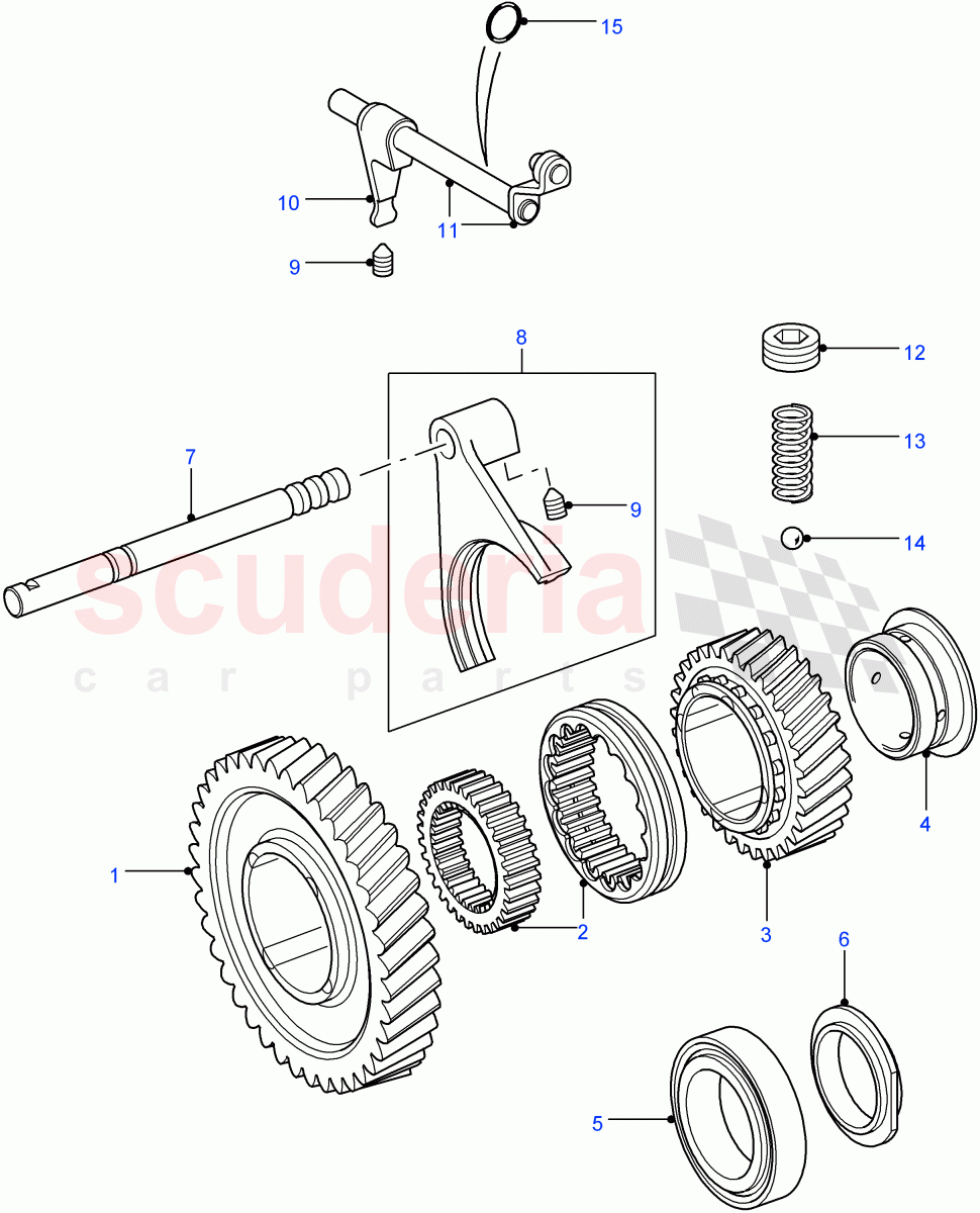 High/Low Gear ((V) FROM7A000001) of Land Rover Land Rover Defender (2007-2016)