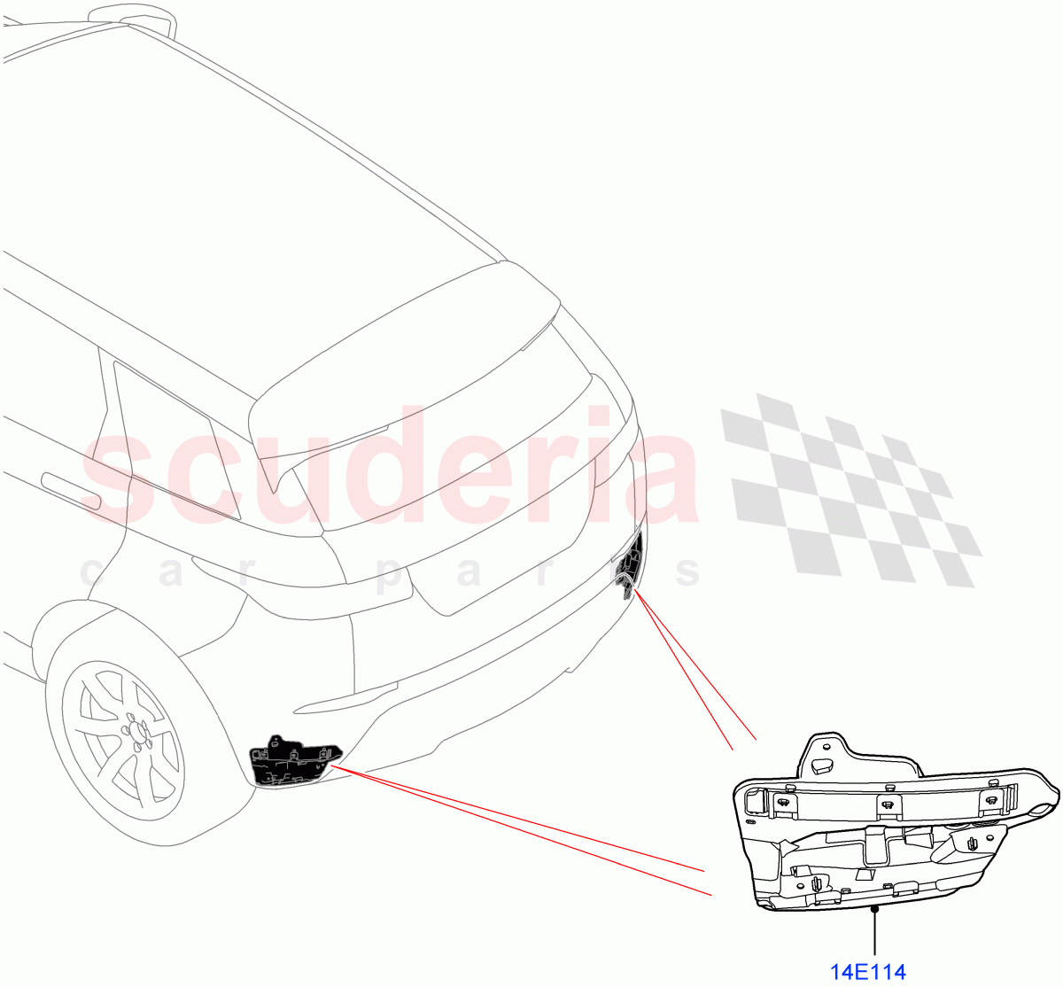 Vehicle Modules And Sensors(Tailgate - Hands Free,Changsu (China)) of Land Rover Land Rover Range Rover Evoque (2019+) [2.0 Turbo Diesel]