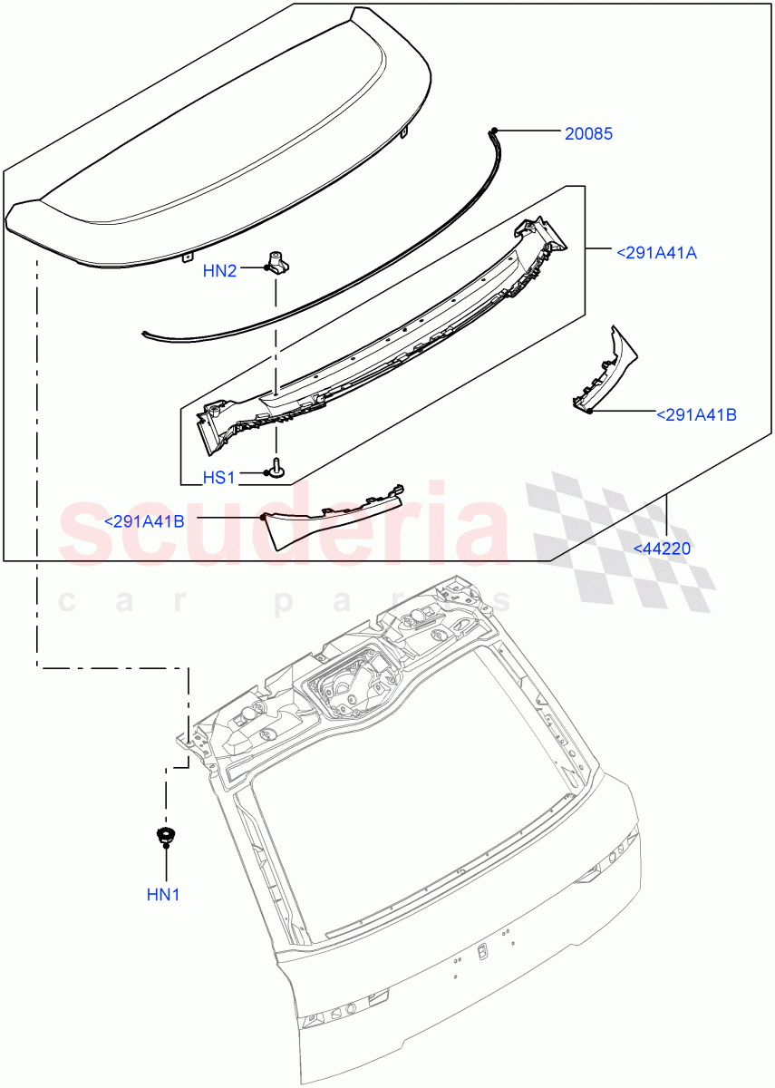 Spoiler And Related Parts of Land Rover Land Rover Range Rover (2012-2021) [3.0 Diesel 24V DOHC TC]