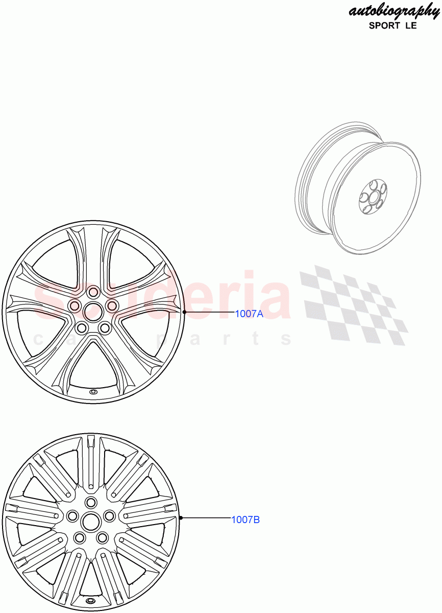 Wheels(Autobiography Sport LE)((V)FROMCA000001) of Land Rover Land Rover Range Rover Sport (2010-2013) [3.6 V8 32V DOHC EFI Diesel]