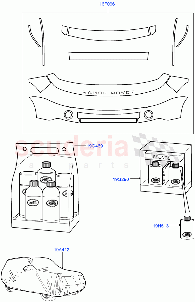 Appearance And Maintenance Aids (Accessory) of Land Rover Land Rover Range Rover Sport (2005-2009) [4.4 AJ Petrol V8]