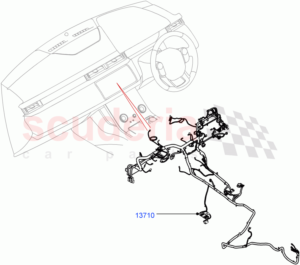 Facia Harness of Land Rover Land Rover Range Rover Velar (2017+) [2.0 Turbo Diesel]