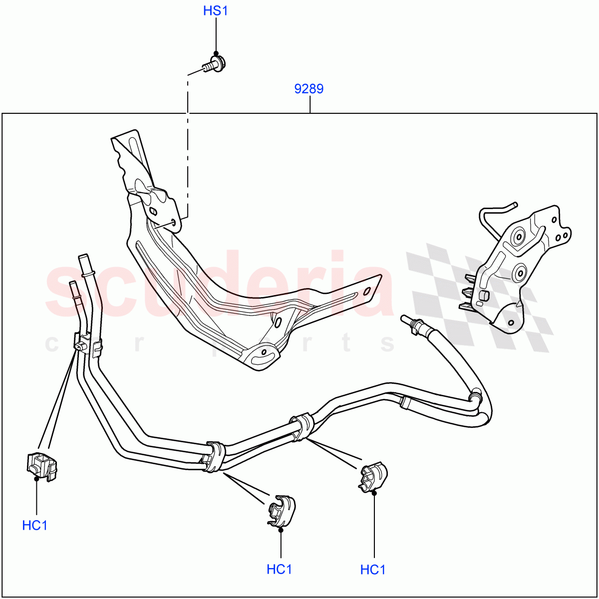 Fuel Lines(AJ Petrol 4.4 V8 EFI (220KW)) of Land Rover Land Rover Range Rover Sport (2005-2009) [4.4 AJ Petrol V8]