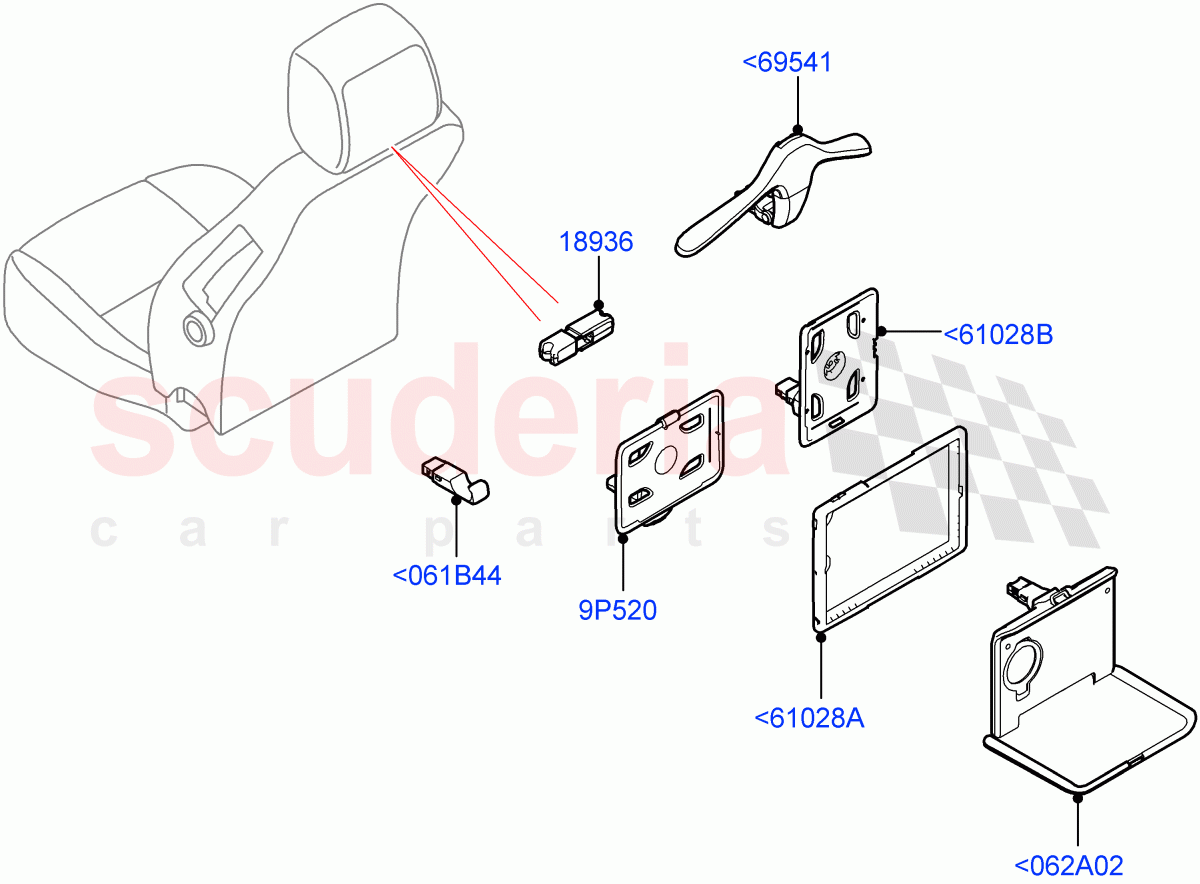 Storage of Land Rover Land Rover Defender (2020+) [2.0 Turbo Diesel]