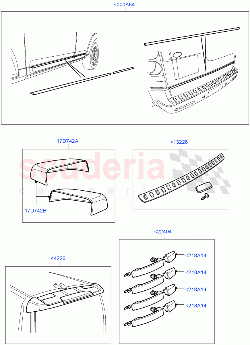 Complete Vehicle Body Dress Up Kits((V)FROMAA000001) of Land Rover Land Rover Discovery 4 (2010-2016) [2.7 Diesel V6]