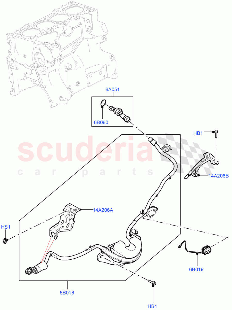 Engine Heater (2.0L AJ21D4 Diesel Mid, Immersion Heater - 700W / 110V, Immersion Heater-700W/220V) ((V) FROMMA000001) of Land Rover Land Rover Range Rover Velar (2017+) [2.0 Turbo Diesel AJ21D4]