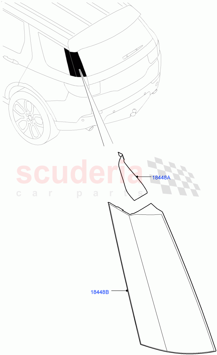 Luggage Compartment Door(Finishers)(Itatiaia (Brazil))((V)FROMGT000001) of Land Rover Land Rover Discovery Sport (2015+) [2.0 Turbo Petrol GTDI]