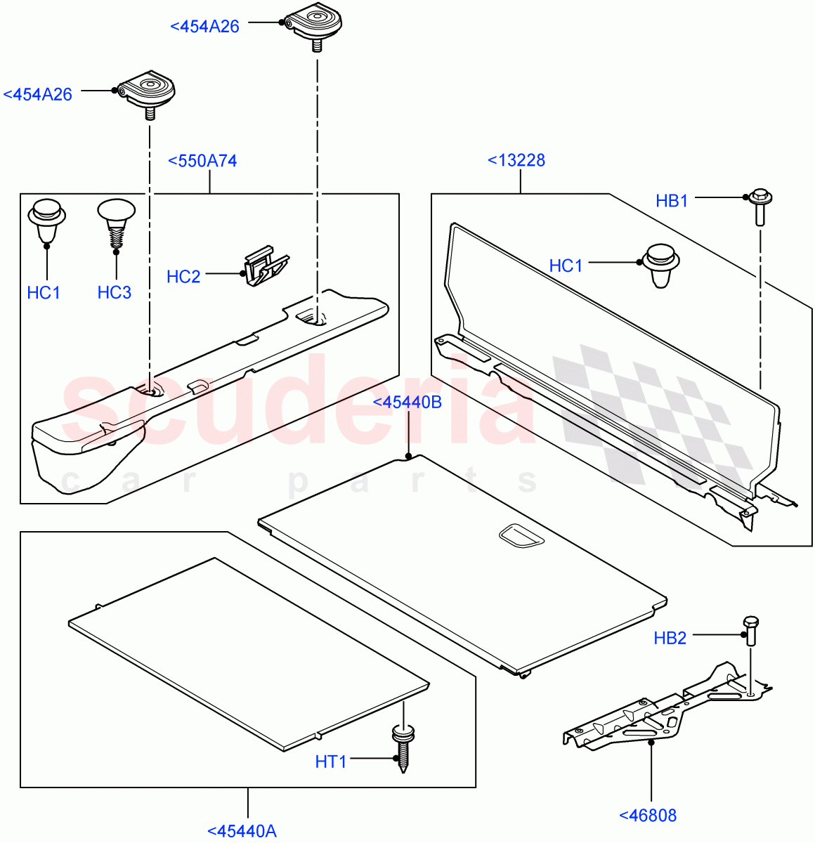 Load Compartment Trim(Floor)((V)FROMAA000001) of Land Rover Land Rover Discovery 4 (2010-2016) [3.0 DOHC GDI SC V6 Petrol]