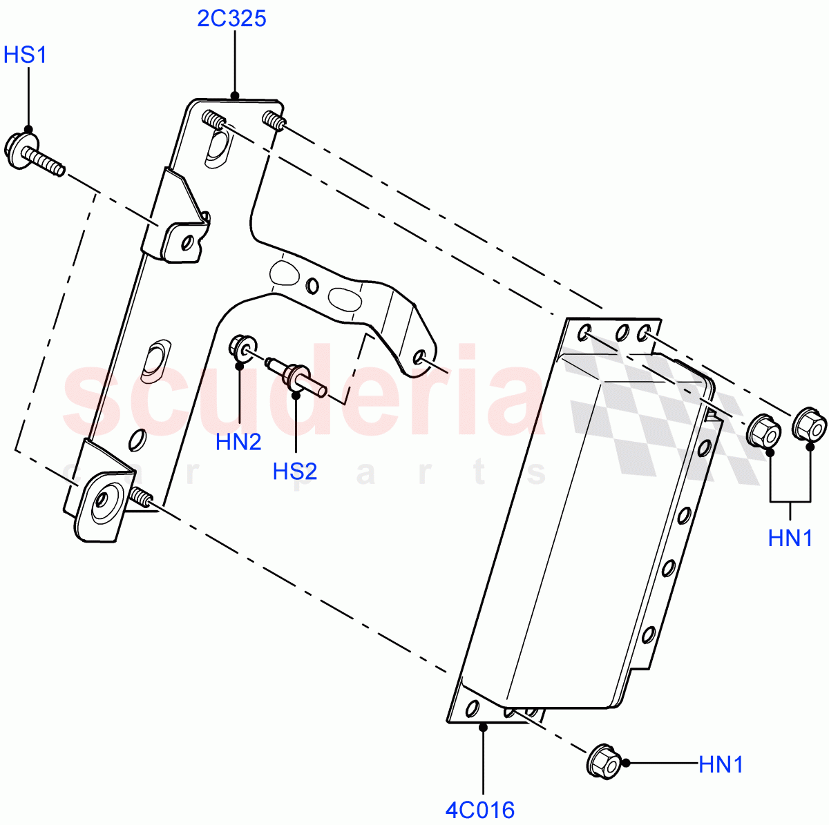 Rear Axle Modules And Sensors(Rear Axle Locking Differential)((V)TO9A999999) of Land Rover Land Rover Range Rover Sport (2005-2009) [4.4 AJ Petrol V8]