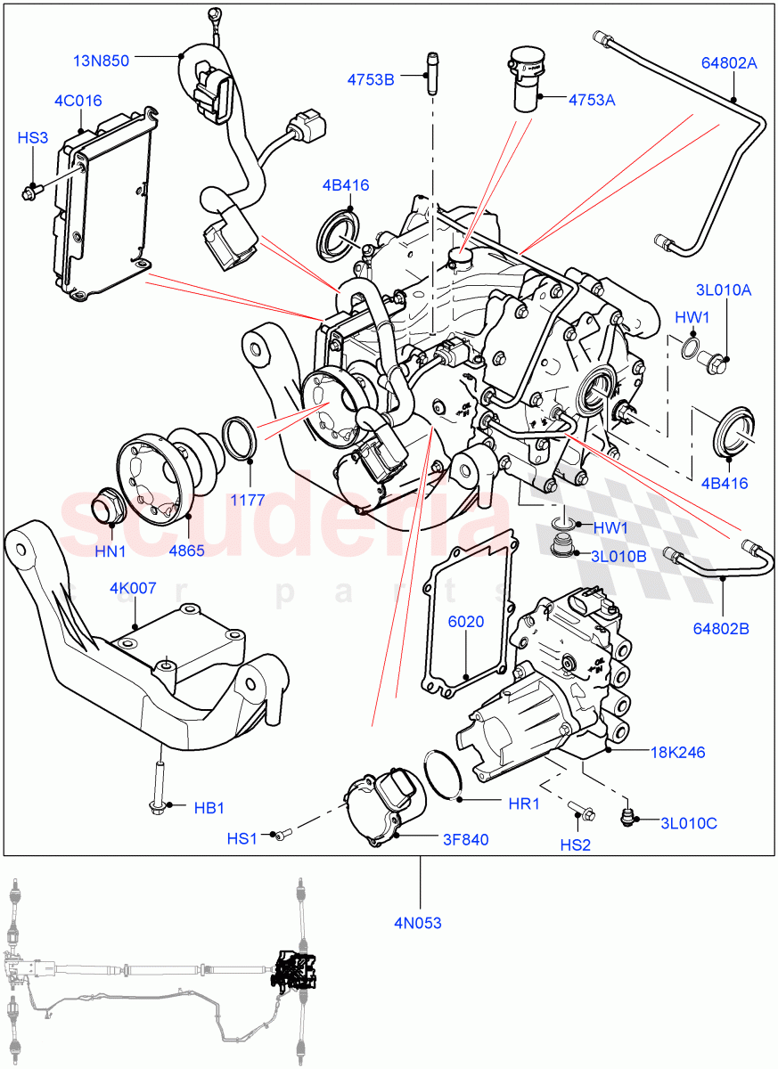 Rear Axle (Internal Components) (Halewood (UK), Dynamic Driveline) ((V) TOHH655127) of Land Rover Land Rover Discovery Sport (2015+) [2.2 Single Turbo Diesel]