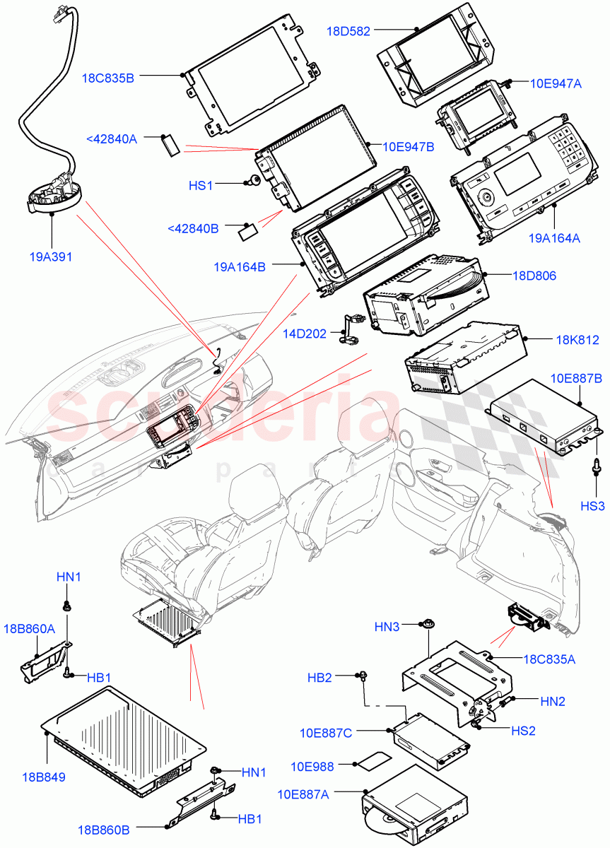 Audio Equipment - Original Fit(Halewood (UK)) of Land Rover Land Rover Range Rover Evoque (2012-2018) [2.0 Turbo Petrol GTDI]