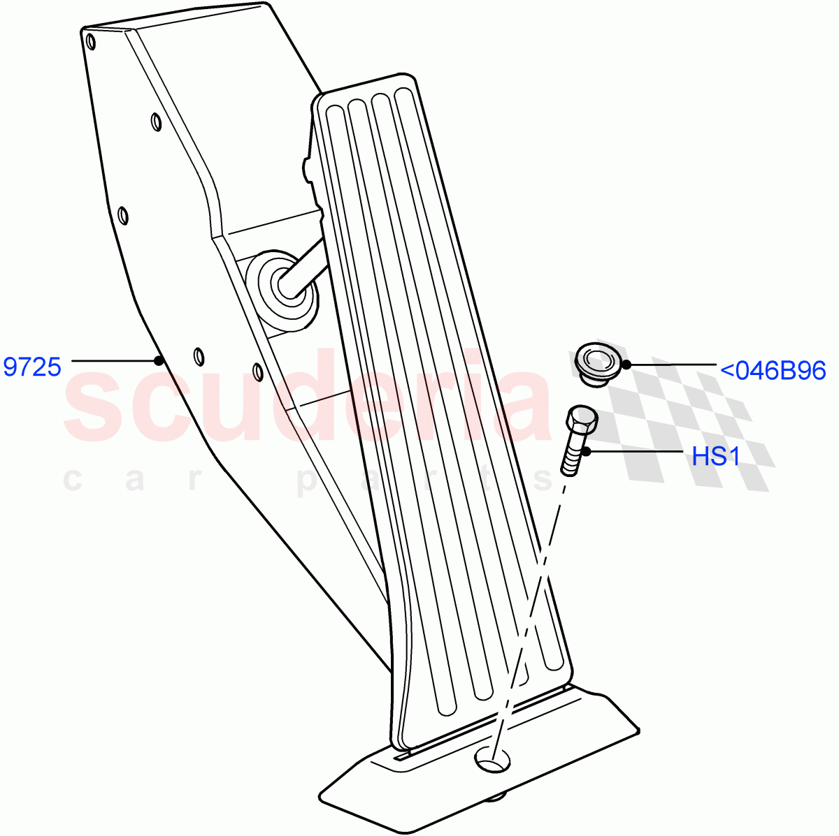 Accelerator/Injection Pump Controls(4.4L DOHC DITC V8 Diesel)((V)FROMBA000001) of Land Rover Land Rover Range Rover (2010-2012) [4.4 DOHC Diesel V8 DITC]