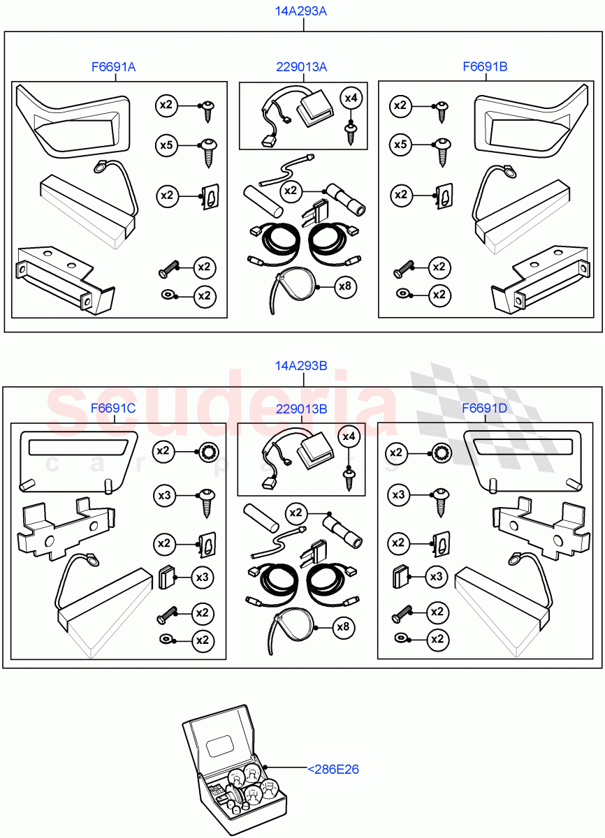 Accessory - Electrical Kit(Accessory)((V)FROMAA000001) of Land Rover Land Rover Range Rover Sport (2010-2013) [5.0 OHC SGDI NA V8 Petrol]