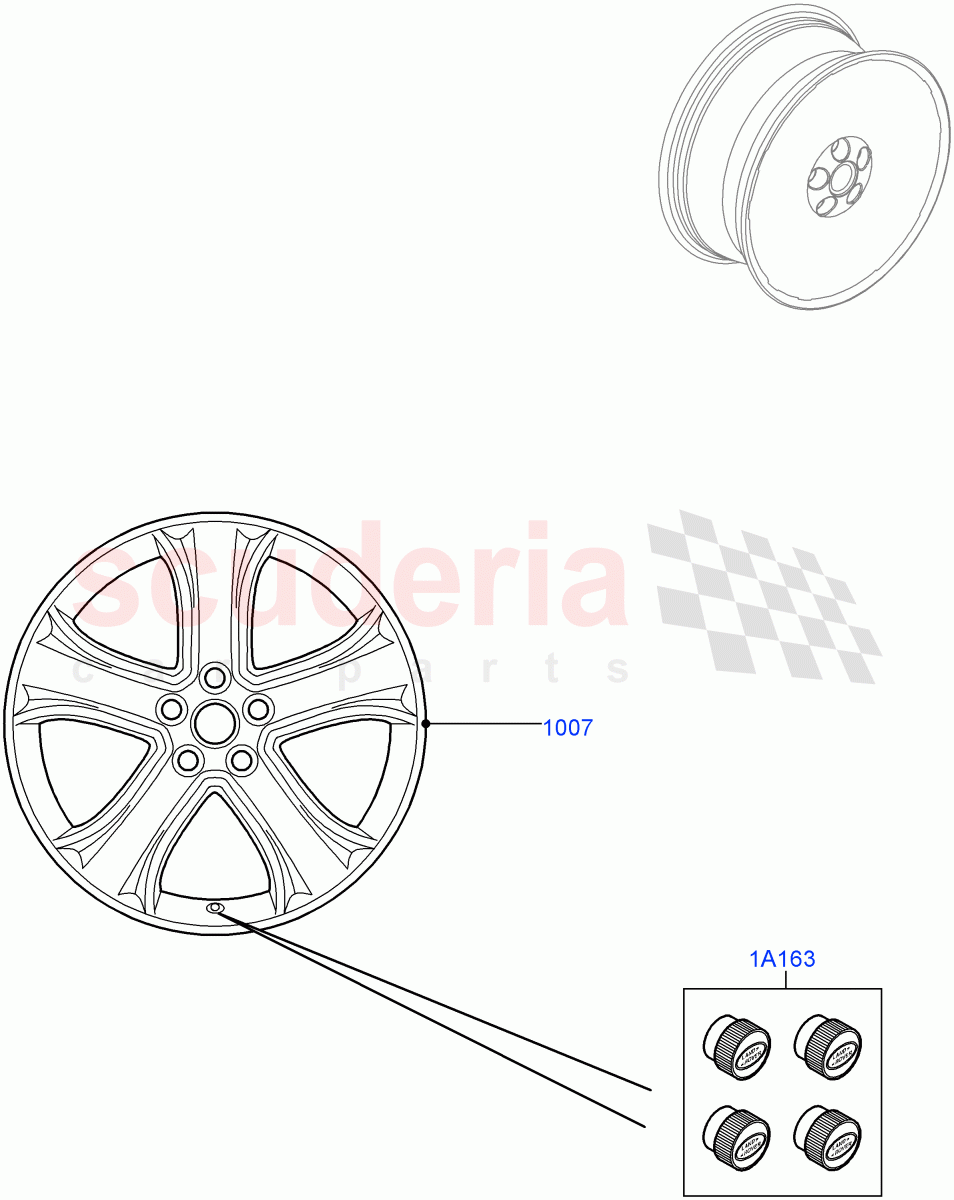 Wheels(Accessory)((V)FROMAA000001) of Land Rover Land Rover Range Rover Sport (2010-2013) [3.6 V8 32V DOHC EFI Diesel]