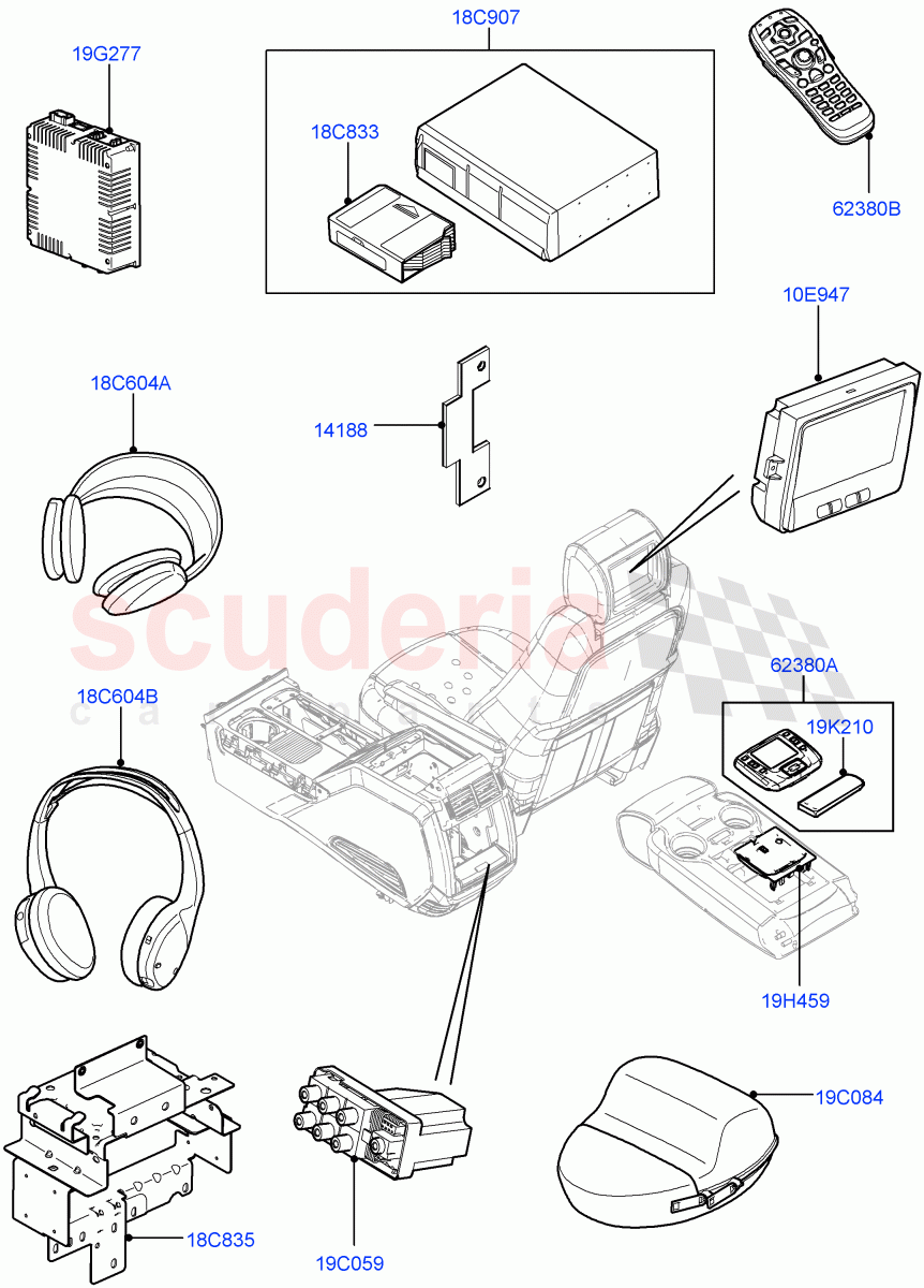 Family Entertainment System((V)FROMAA000001) of Land Rover Land Rover Range Rover (2010-2012) [5.0 OHC SGDI SC V8 Petrol]