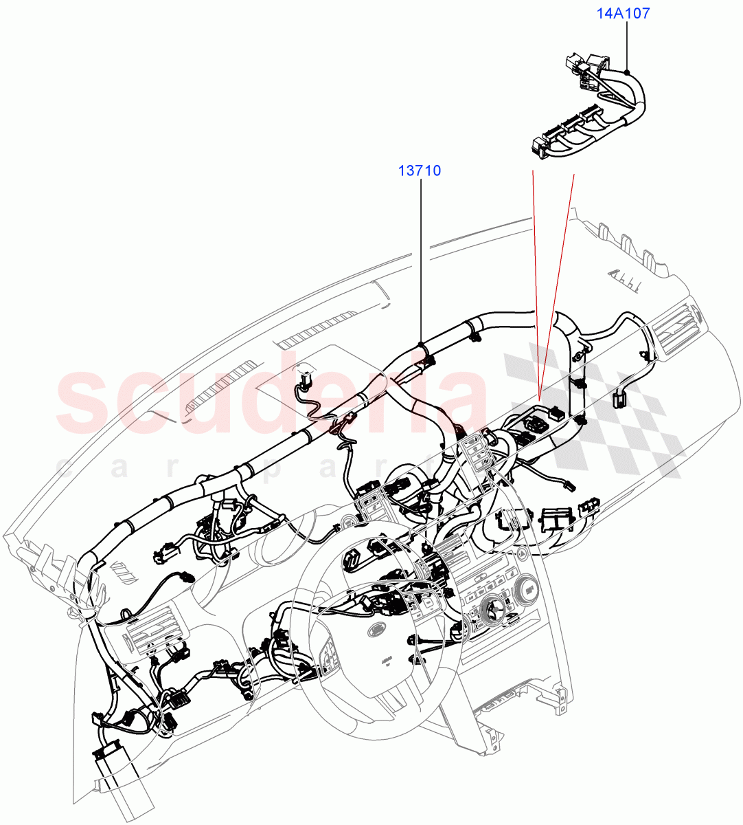 Electrical Wiring - Engine And Dash(Facia)(Changsu (China))((V)FROMFG000001) of Land Rover Land Rover Discovery Sport (2015+) [2.0 Turbo Diesel AJ21D4]