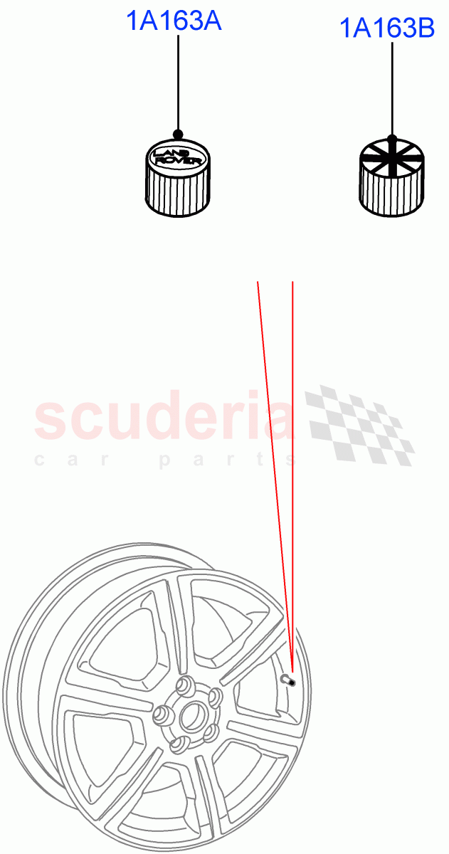 Wheel Ornamentation of Land Rover Land Rover Defender (2020+) [2.0 Turbo Diesel]