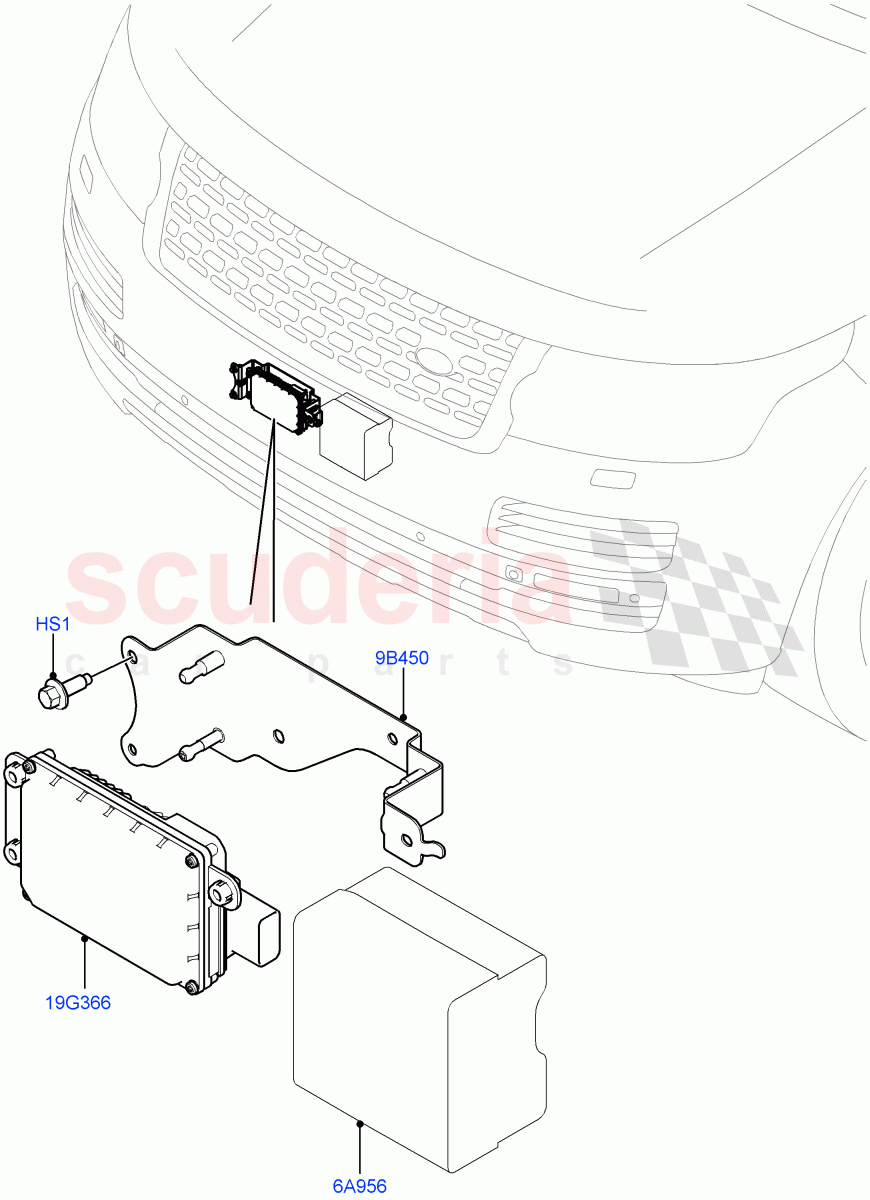 Speed Control(4.4L DOHC DITC V8 Diesel,Adaptive Speed Control+Queue Assist,ACC Plus With Queue Assist,ACC + Stop/go,ACC + Adaptive Lane Control) of Land Rover Land Rover Range Rover (2012-2021) [4.4 DOHC Diesel V8 DITC]