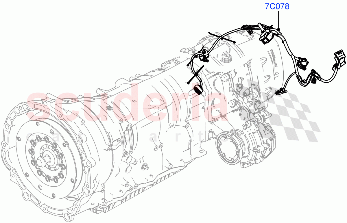 Electrical Wiring - Engine And Dash(Transmission)((V)FROMMH000001) of Land Rover Land Rover Discovery Sport (2015+) [2.0 Turbo Petrol GTDI]