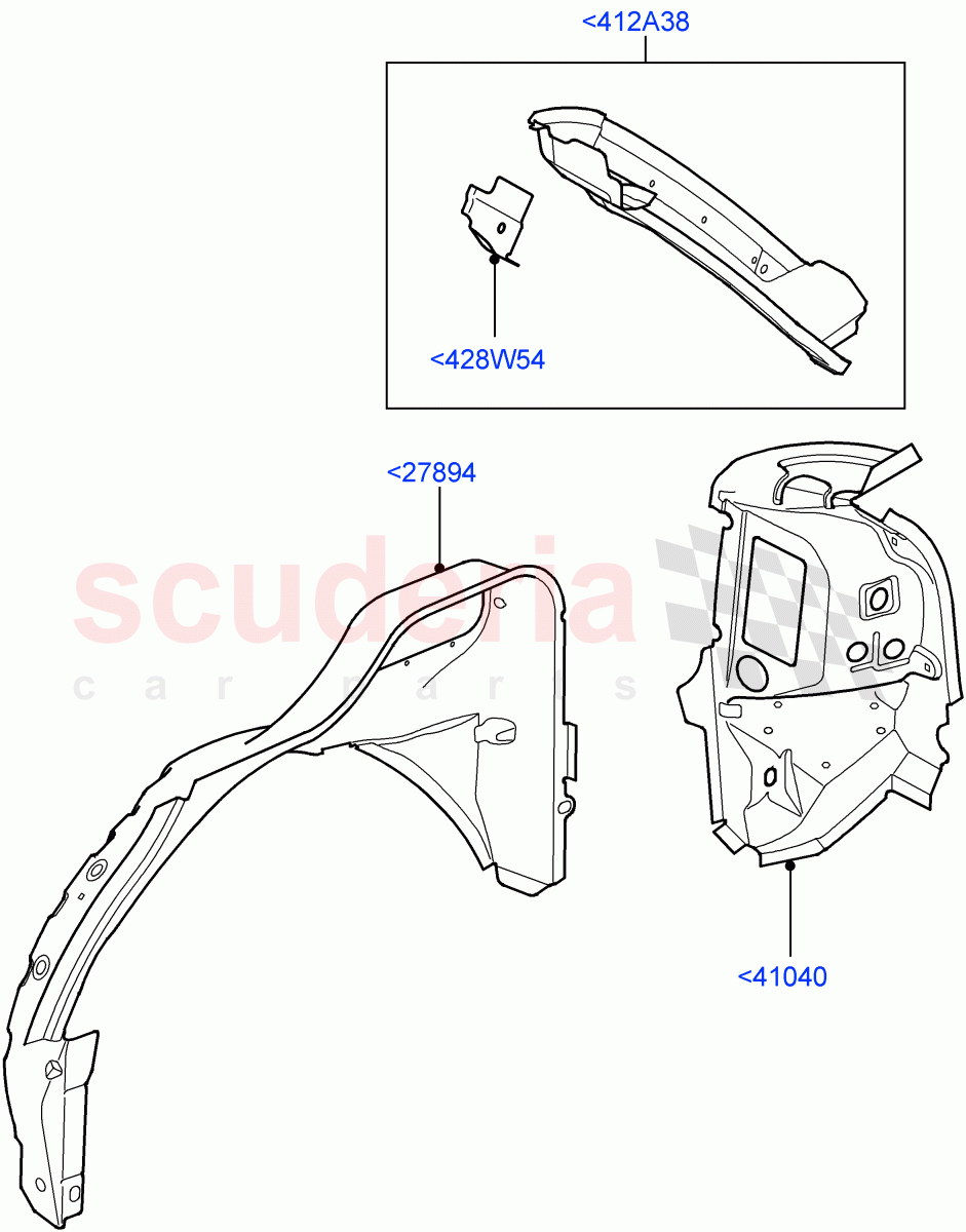 Side Panels - Outer((V)TO9A999999) of Land Rover Land Rover Range Rover Sport (2005-2009) [4.2 Petrol V8 Supercharged]