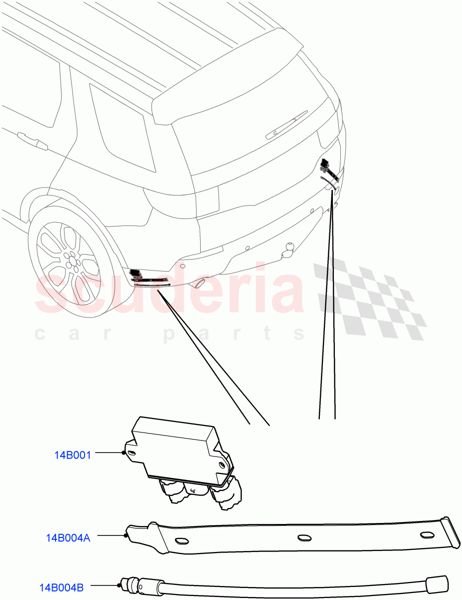 Vehicle Modules And Sensors(Tailgate - Hands Free,Changsu (China))((V)FROMFG000001) of Land Rover Land Rover Discovery Sport (2015+) [2.0 Turbo Diesel AJ21D4]