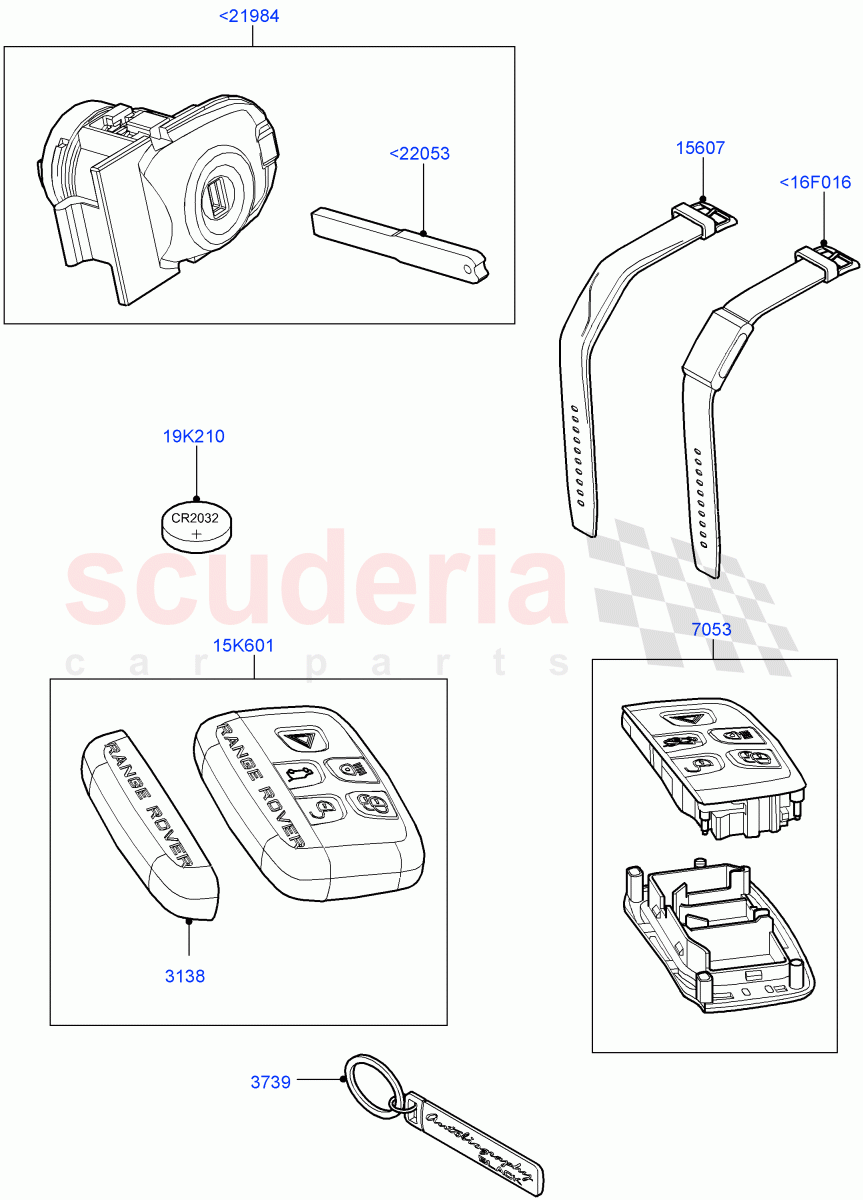 Vehicle Lock Sets And Repair Kits of Land Rover Land Rover Range Rover (2012-2021) [3.0 Diesel 24V DOHC TC]