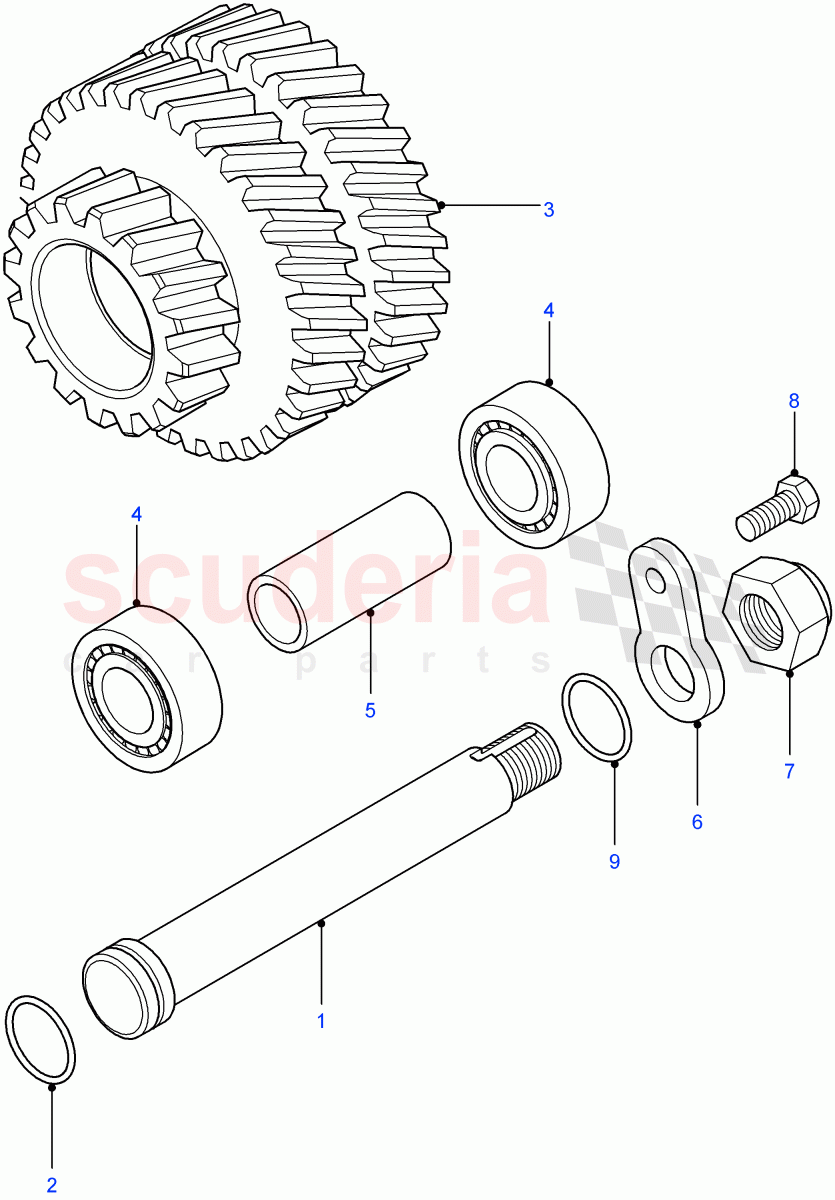 Intermediate Shaft ((V) FROM7A000001) of Land Rover Land Rover Defender (2007-2016)