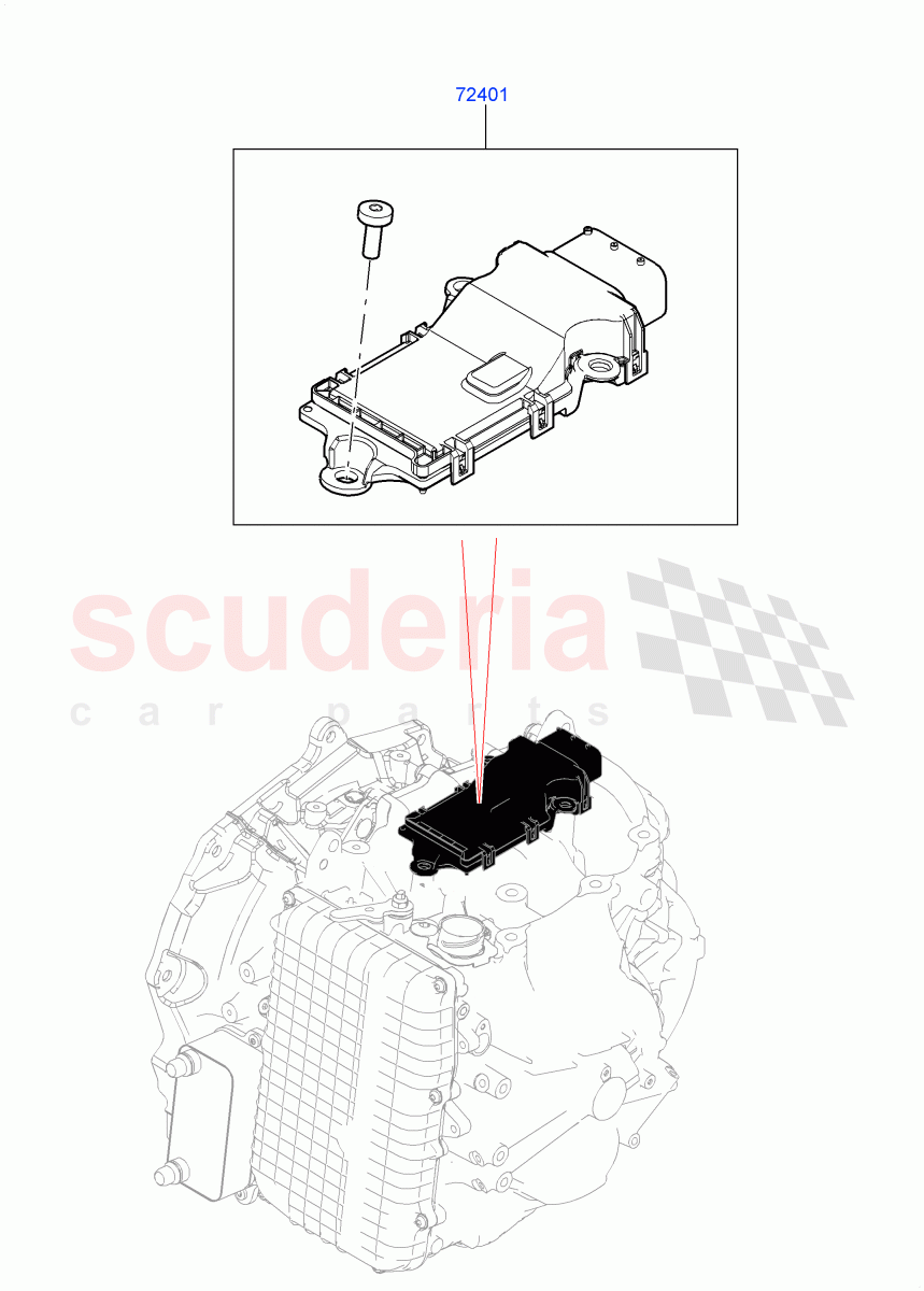 Transmission Modules And Sensors(9 Speed Auto Trans 9HP50,Halewood (UK)) of Land Rover Land Rover Range Rover Evoque (2019+) [2.0 Turbo Petrol AJ200P]