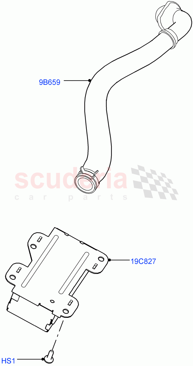 Heater/Air Cond.External Components(Ioniser)(Cabin Air Ionisation / PM2.5,Air Purge/Ionisation/PM2.5/CO2) of Land Rover Land Rover Range Rover Velar (2017+) [3.0 I6 Turbo Petrol AJ20P6]