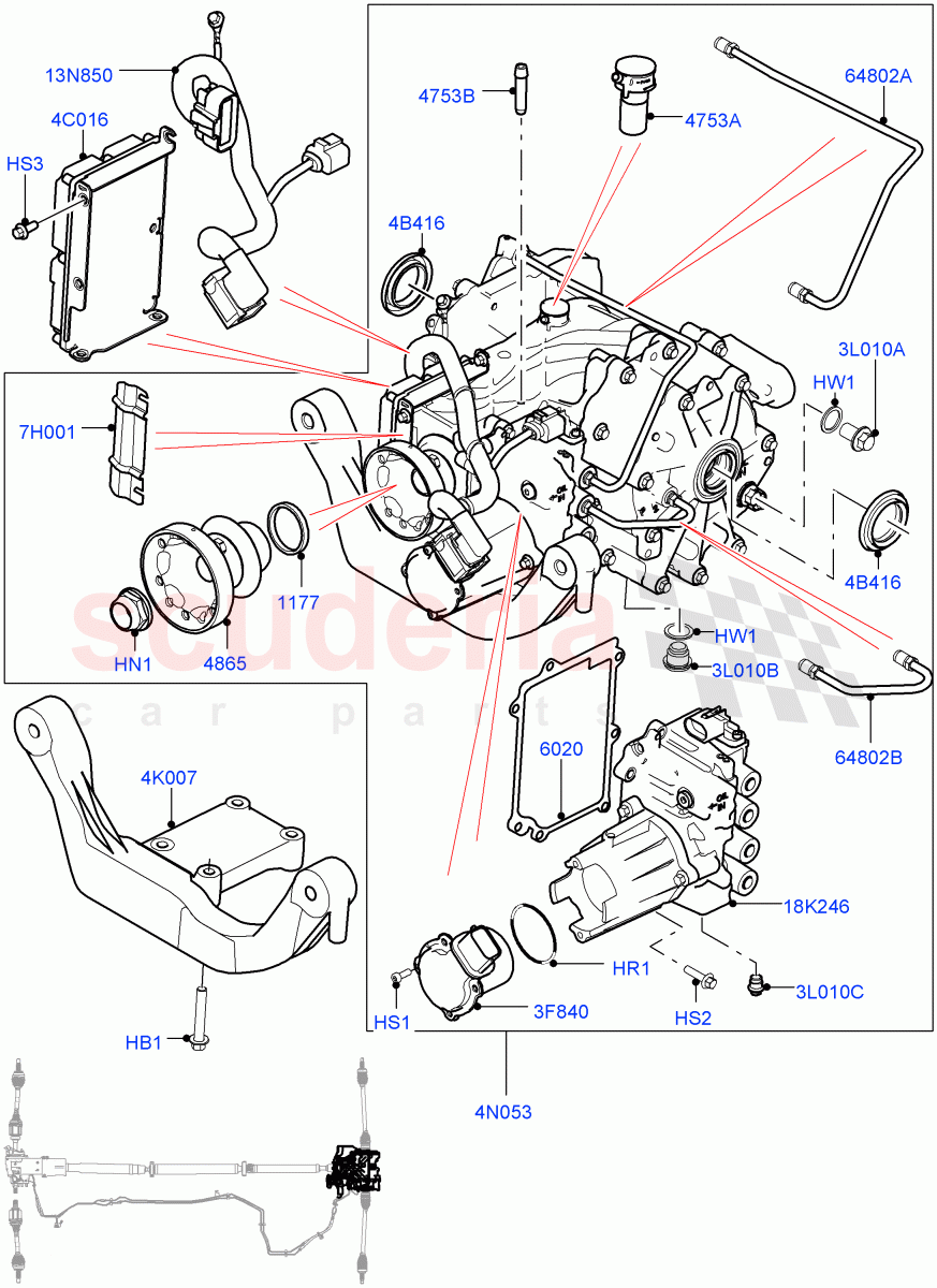 Rear Axle (Internal Components) (Halewood (UK), Dynamic Driveline) ((V) FROMHH190581) of Land Rover Land Rover Range Rover Evoque (2012-2018) [2.0 Turbo Petrol GTDI]