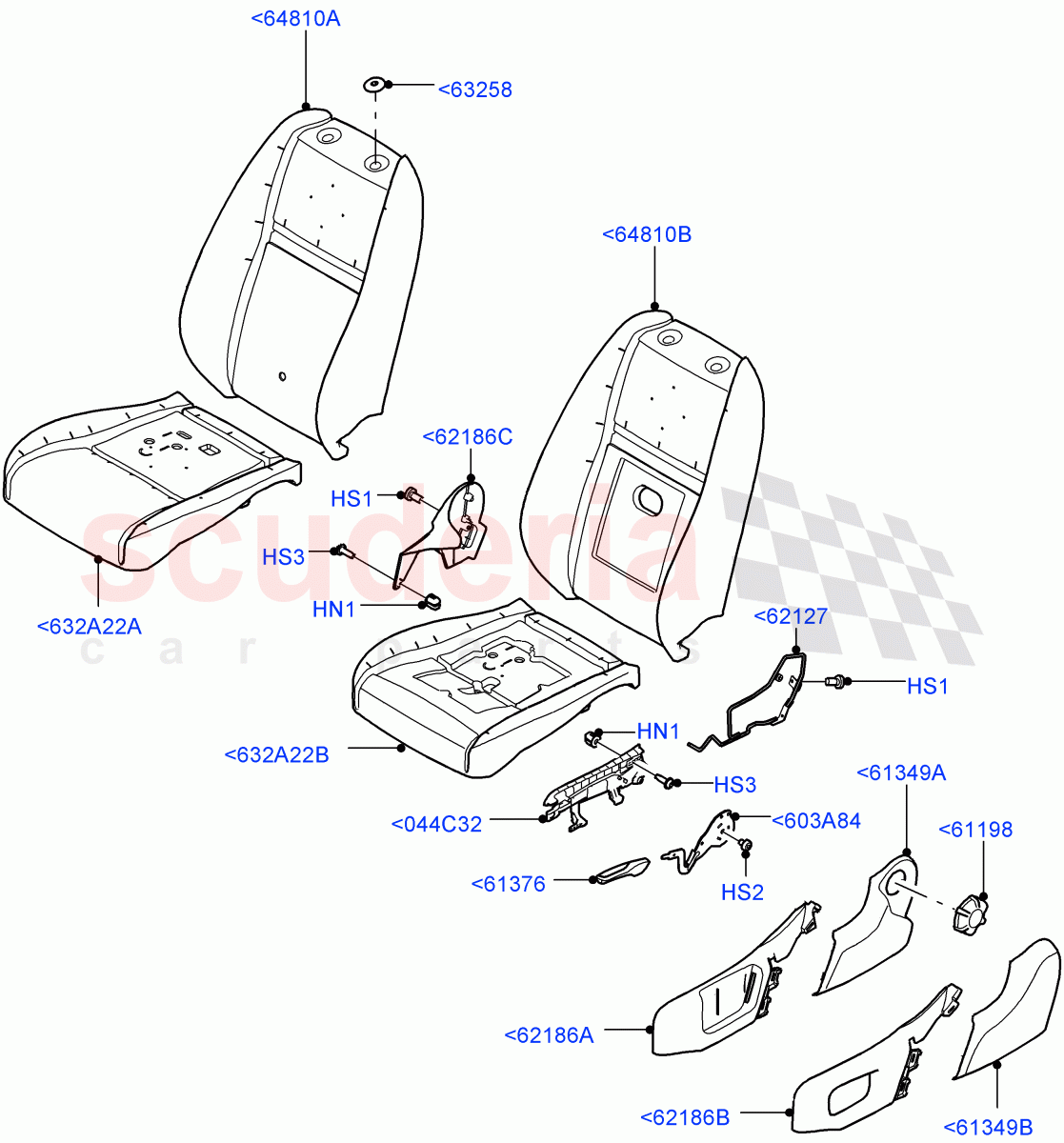 Front Seat Pads/Valances & Heating(Itatiaia (Brazil))((V)FROMLT000001) of Land Rover Land Rover Discovery Sport (2015+) [2.0 Turbo Diesel]