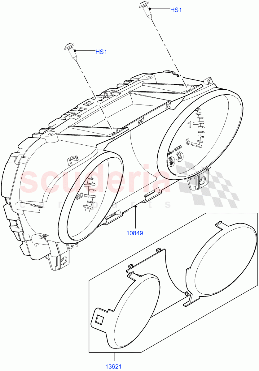 Instrument Cluster(Itatiaia (Brazil))((V)FROMGT000001) of Land Rover Land Rover Discovery Sport (2015+) [2.0 Turbo Diesel AJ21D4]