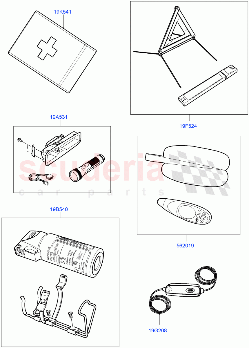 Emergency Equipment(Accessory) of Land Rover Land Rover Range Rover (2012-2021) [2.0 Turbo Petrol GTDI]