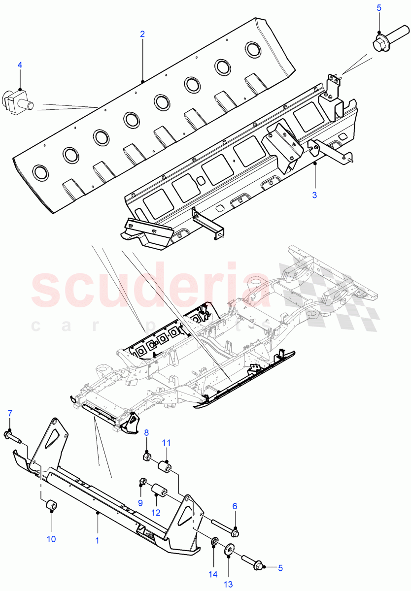 Lower Body Guards And Shields of Land Rover Land Rover Defender (2007-2016)