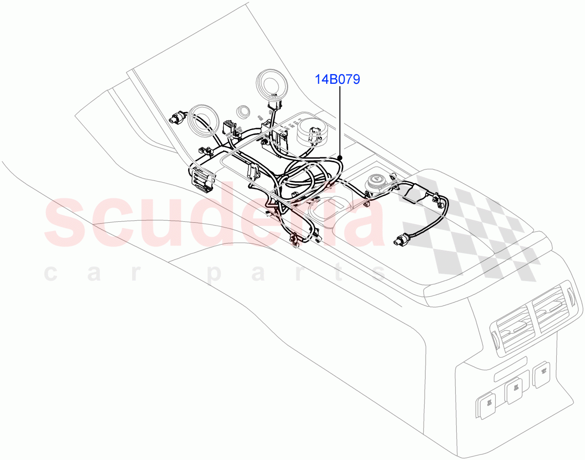 Center Console Harness of Land Rover Land Rover Range Rover Velar (2017+) [2.0 Turbo Diesel]