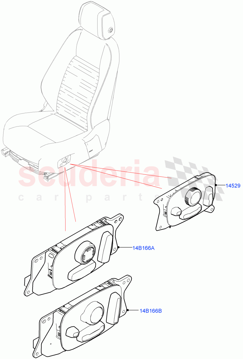 Switches(Seats)(Changsu (China))((V)FROMHG379388) of Land Rover Land Rover Discovery Sport (2015+) [2.0 Turbo Diesel AJ21D4]